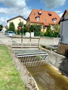 Walzbach, Walzbachtal-Wössingen, Anfang Verdolung