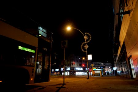 Walther-Schreiber-Platz Berlin-Friedenau at night 2021-01-07 05