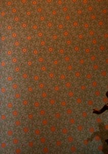 Wallpaper designed by the Herter Brothers in the 1870s, modern printing