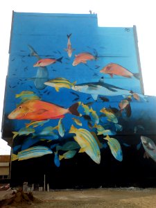Wallpainting of Aquarium - Nishapur Takhti st 4