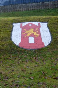 Walsdorf, Ortseingang, Wappen