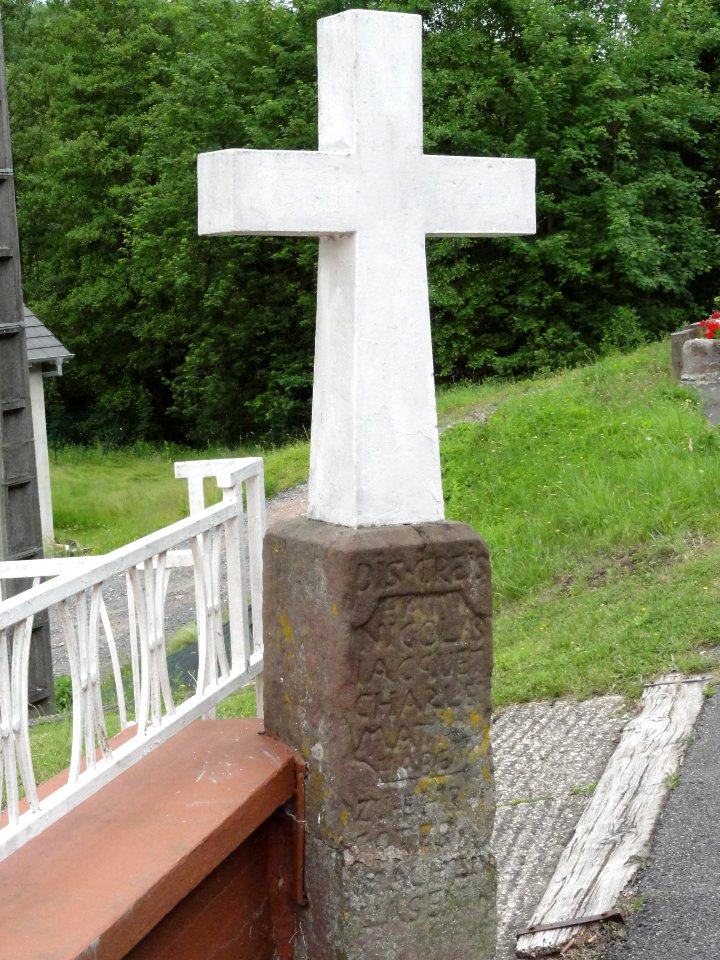 Walscheid (Moselle) croix de chemin à Sitifort