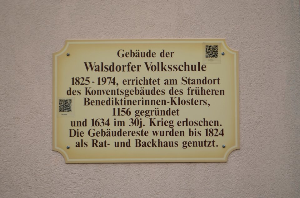 Walsdorf, Am Obertor 8, Tafel