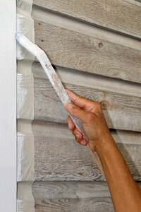 Hand color wooden wall