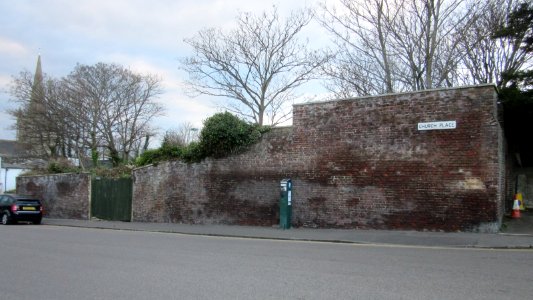 Walls at Church Place, Kemptown, Brighton (December 2016)