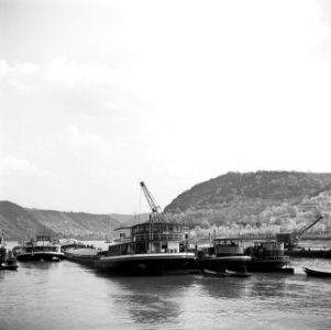 Voorbereidingen voor de doorvaart Bad Salzig - Bingen i.v.m. bochten, stroomver…, Bestanddeelnr 254-1108