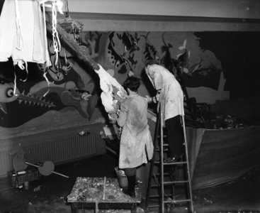 Voorbereiding Carnaval te Laren, Bestanddeelnr 902-5624