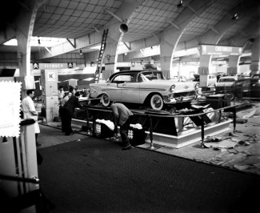 Voorbereiding en opbouw RAI-autotentoonstelling, Bestanddeelnr 907-6053