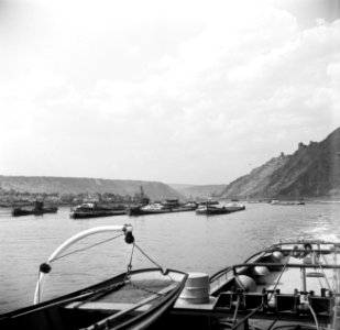 Voorbereidingen voor de doorvaart Bad Salzig - Bingen i.v.m. bochten, stroomver…, Bestanddeelnr 254-1111