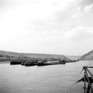 Voorbereidingen voor de doorvaart Bad Salzig - Bingen i.v.m. bochten, stroomver…, Bestanddeelnr 254-1110