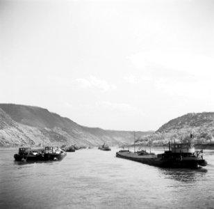Voorbereidingen voor de doorvaart Bad Salzig - Bingen i.v.m. bochten, stroomver…, Bestanddeelnr 254-1113