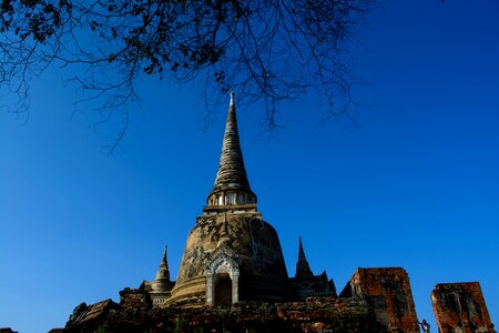 Ayutthaya measure monastery photo