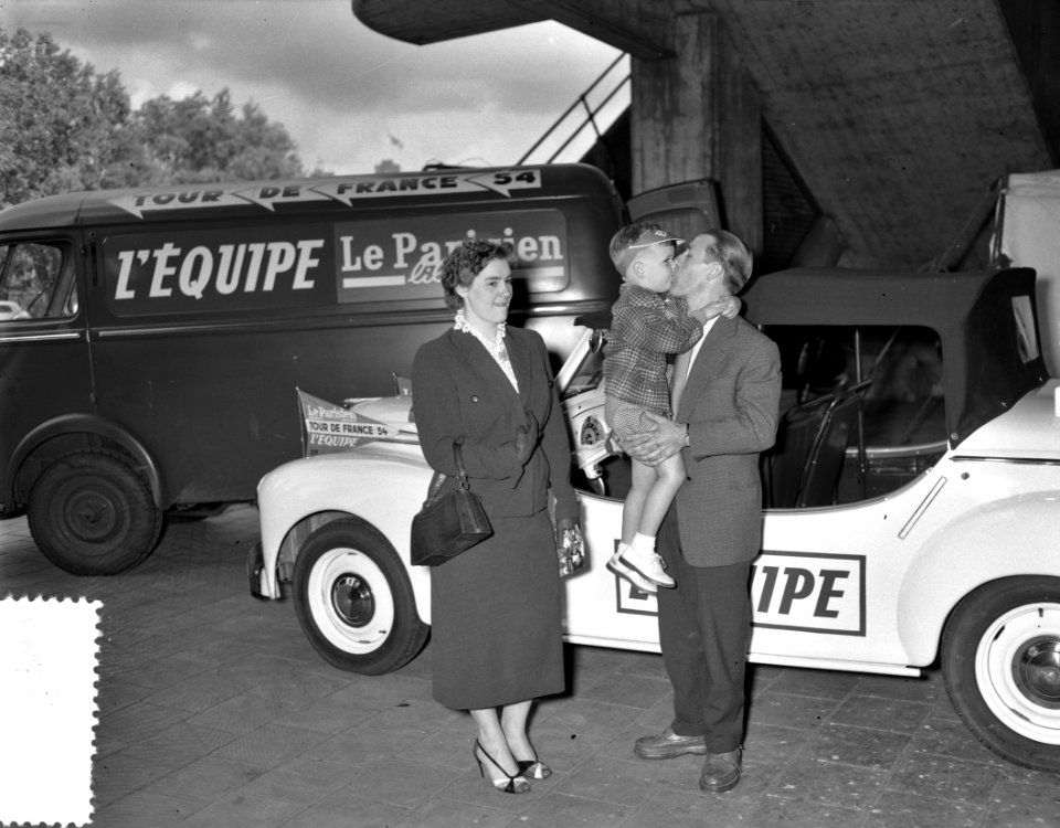 Voorbereidingsplaatjes Tour de France , Amsterdam Stan Ockers, Bestanddeelnr 906-5736
