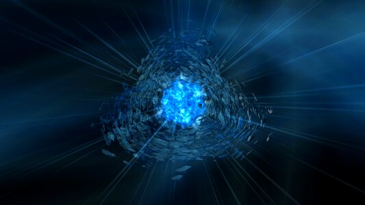 Background abstract explosion