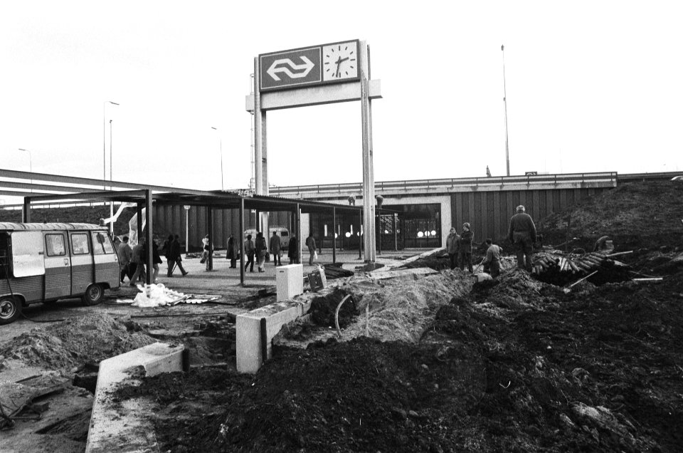 Voorbezichting Schiphollijn station Amsterdam Zuid, Bestanddeelnr 930-0455