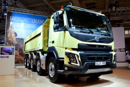 Volvo FMX 10x4 dump truck 2014. Spielvogel 1 photo