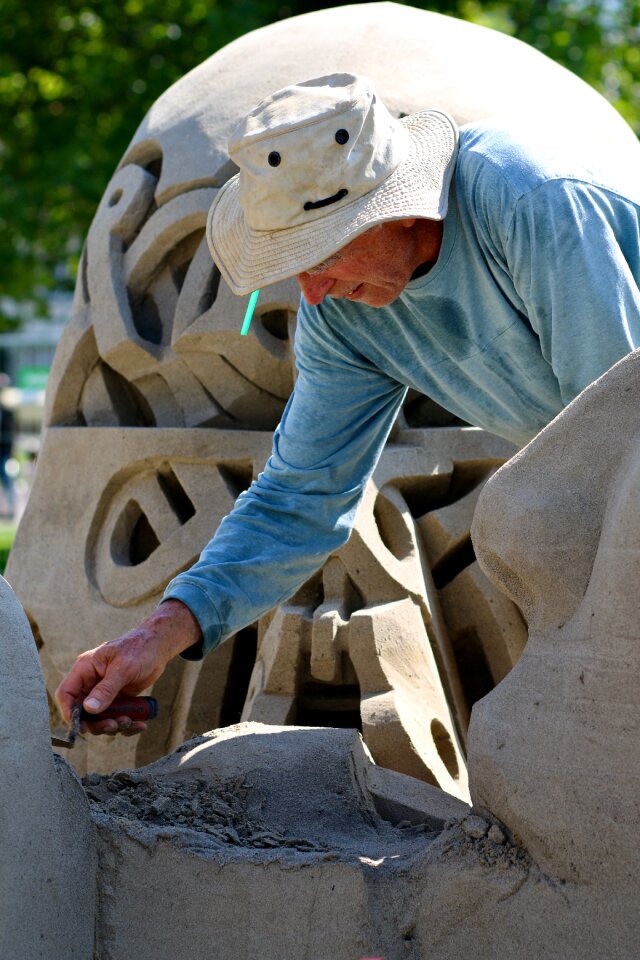 Working shaping in the work