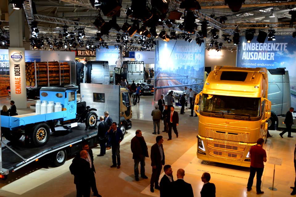 Volvo stand at IAA 2014. Spielvogel