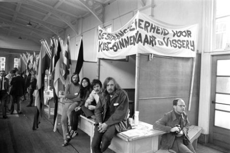 Volkscongres in Korenbeurs te Groningen, spandoeken etc., Bestanddeelnr 925-5287