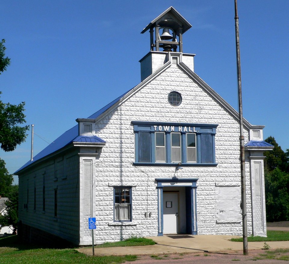 Volin, SD, town hall from WNW 1