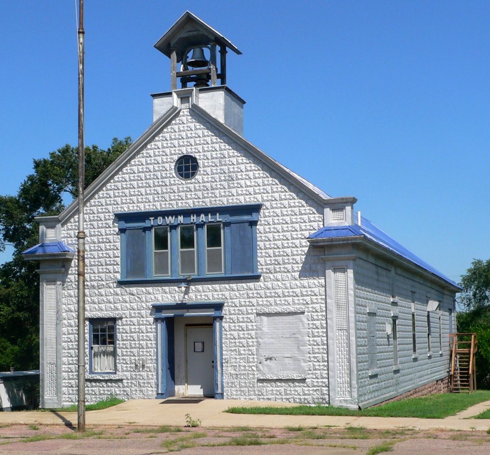 Volin, SD, town hall from WSW 1