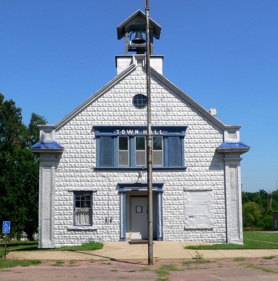 Volin, SD, town hall from W 1