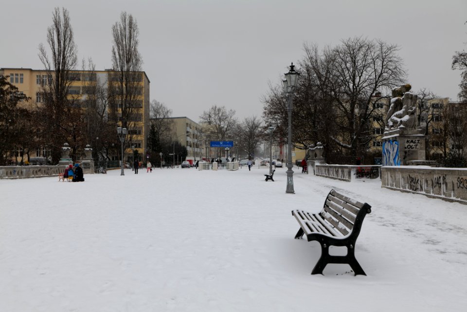 Volkspark Wilmersdorf with snow 2021-02-08 22