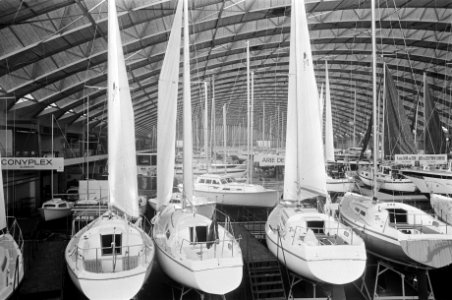 Voorbereiding Hiswa RAI in Amsterdam overzicht van de Hiswa, Bestanddeelnr 927-7831