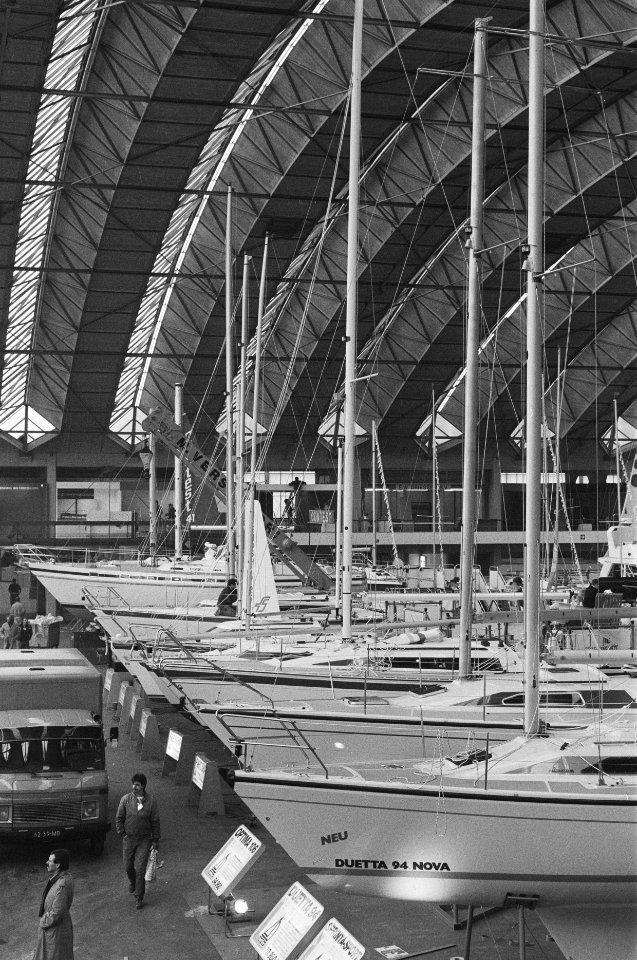Voorbereiding Hiswa87 in Rai te Amsterdam, Bestanddeelnr 933-9115