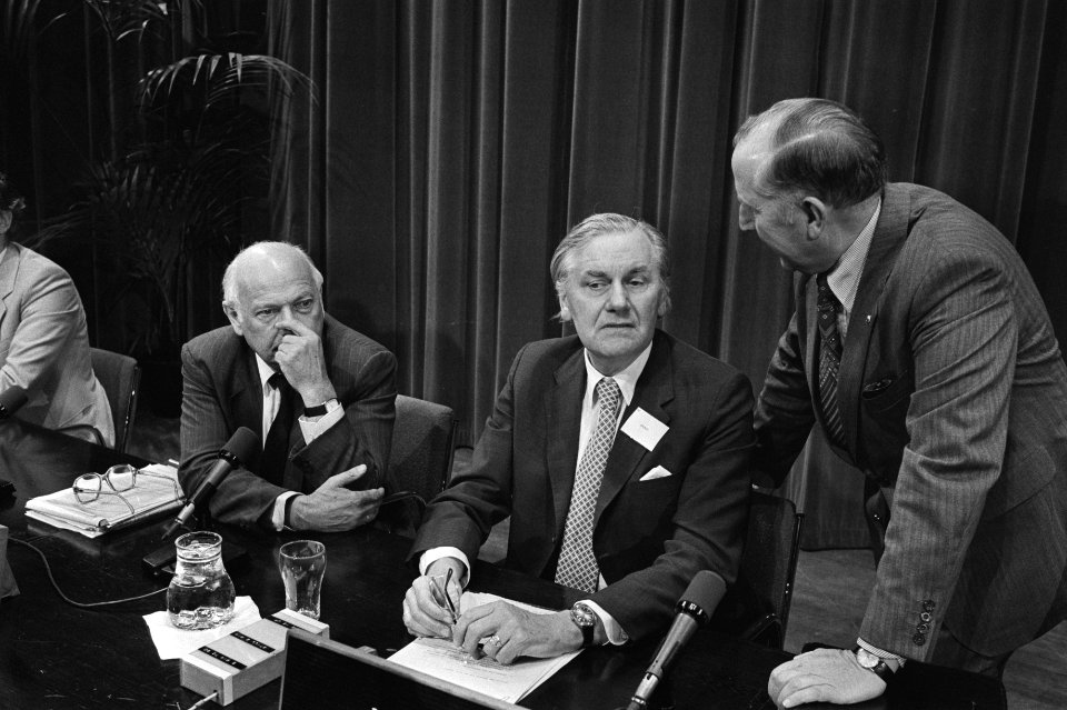 Voorjaarscongres VNO in RAI met discussie Samenwerken aan herstel, 7 Terlouw (, Bestanddeelnr 931-4844