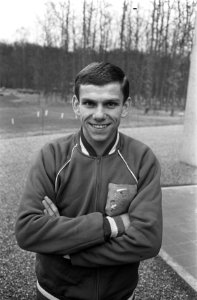 Voorlopig Nederlands elftal tegen Belgie, Willy Dullens van Sittardia (kop), Bestanddeelnr 919-0277