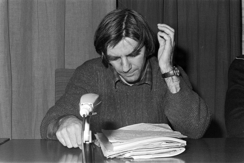 Voormalige Westduitse studentenleider Rudie Dutschke, geeft lezing op Katholieke, Bestanddeelnr 928-4129