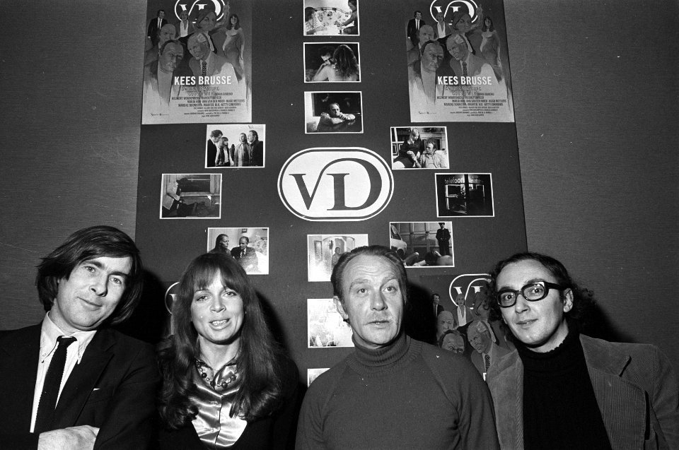 Voorpremière Nederlandse film VD, v.l.n.r. Wim Verstappen (regisseur), Sonja B, Bestanddeelnr 926-1043