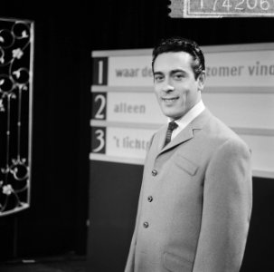 Voorronde finale Nationaal Songfestival 1965, Gert Timmerman, Bestanddeelnr 917-4206