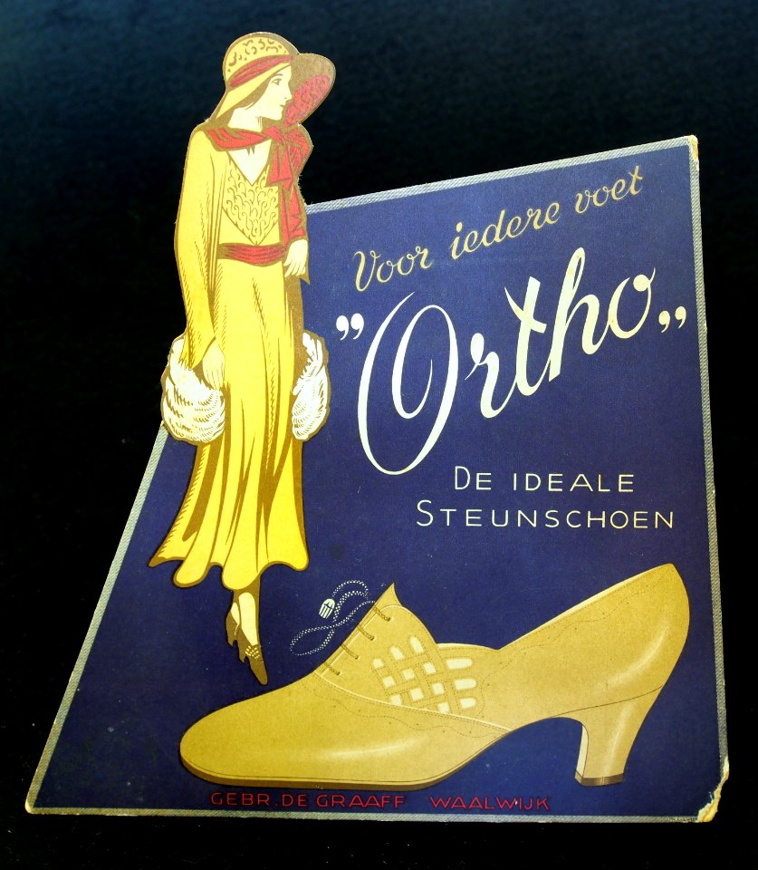 Voor iedere voet Ortho, kartonnen toonbankreklame, foto 1