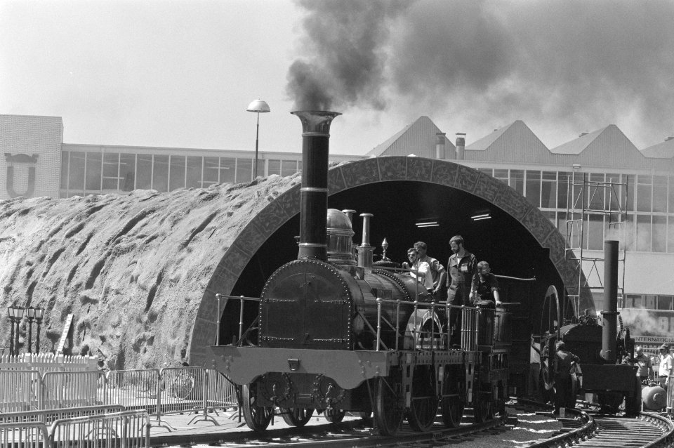 Voor het evenement Treinen door de tijd in Utrecht ter gelegenheid van 150 jaa, Bestanddeelnr 934-4724