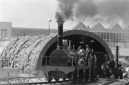 Voor het evenement Treinen door de tijd in Utrecht ter gelegenheid van 150 jaa, Bestanddeelnr 934-4724
