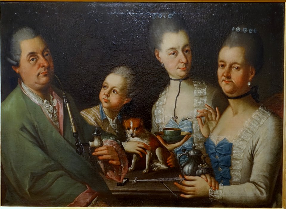 Von Zobel family from Giebelstadt, by the circle of Januarius Zick, c. 1770-1780 - Mainfränkisches Museum - Würzburg, Germany - DSC04619