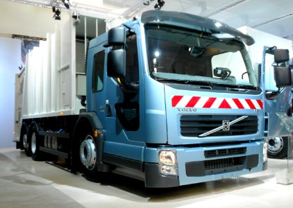 Volvo FE 6x2 waste collector haller. Model 2012. Spielvogel
