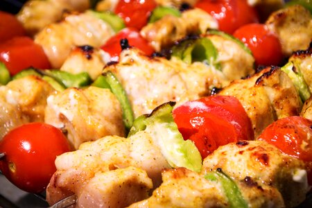 Skewers barbecue grill