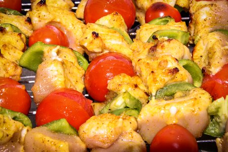 Skewers barbecue grill