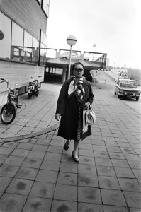 Voortzetting proces oorlogsmisdadiger Pieter Menten in Amsterdam Meta Menten, Bestanddeelnr 929-3197