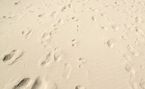 Footprint beach design photo