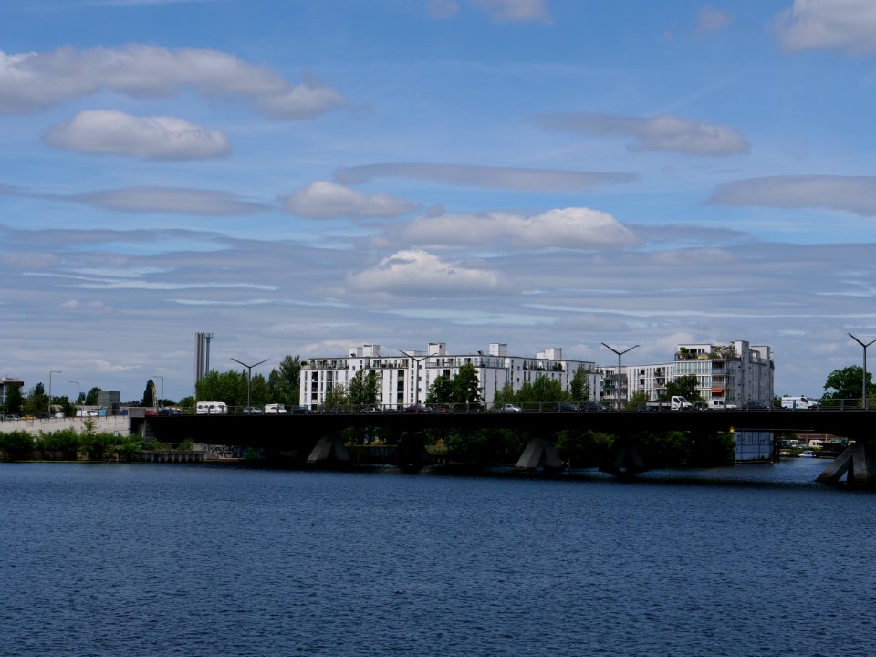 Wasserstadtbrücke from south east bank 2019-07-04 03