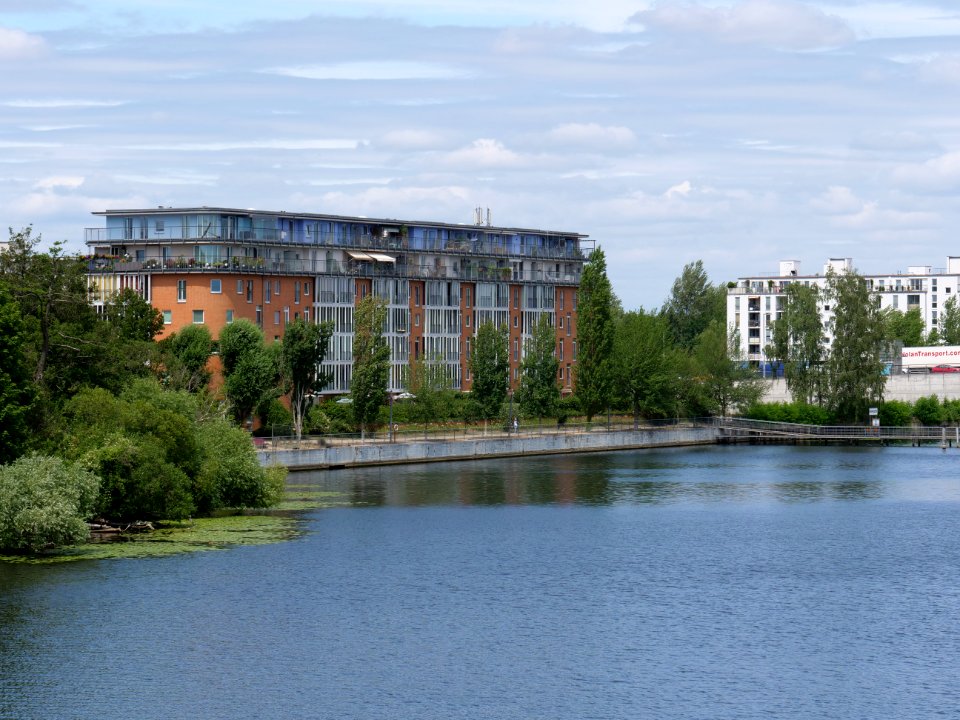 Wasserstadt from Spandauer-See-Brücke 2019-07-04 02