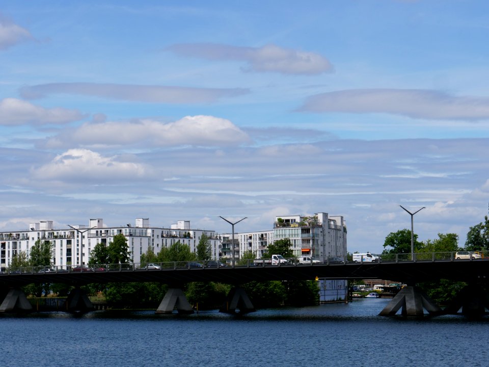 Wasserstadtbrücke from south east bank 2019-07-04 05