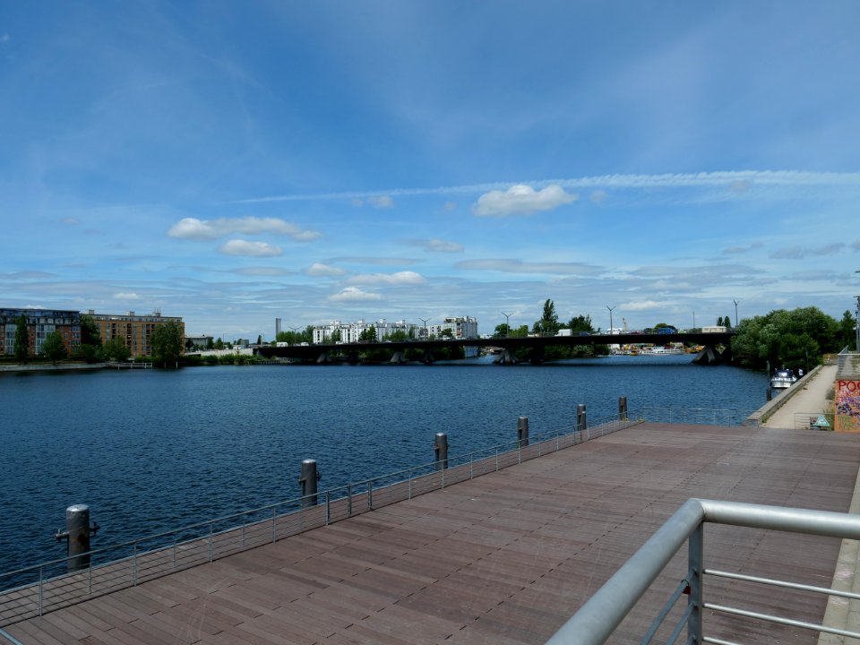 Wasserstadtbrücke from south east bank 2019-07-04 01