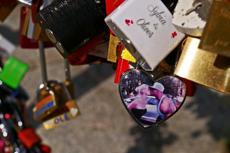 Love locks love symbol metal