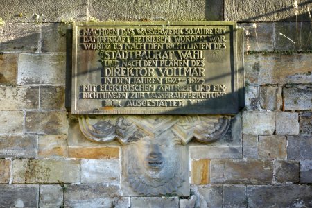 Wasserwerk Saloppe inscription - Dresden, Germany - DSC09138
