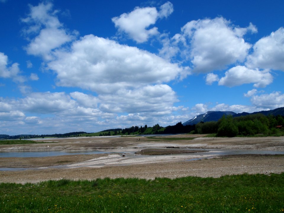 Wasserarmer forggensee